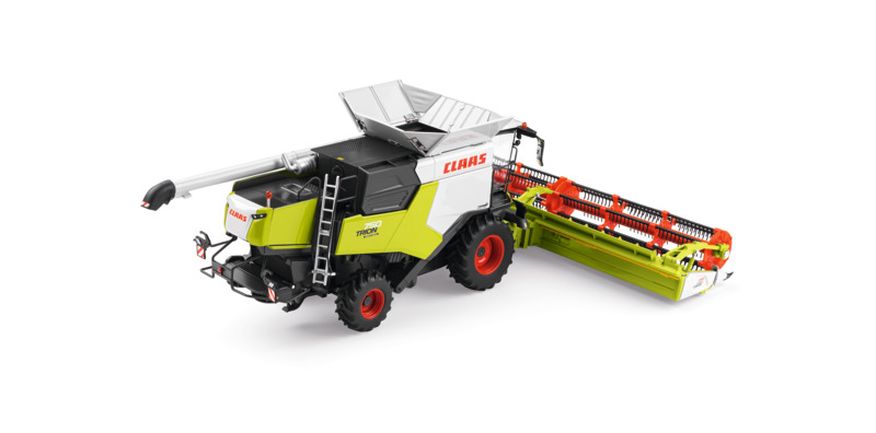 Wiking Scala 1:32 – Modello CLAAS TRION 750 TERRA TRAC Con Testata CONVIO 1080